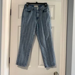 PACSUN striped mom jean size 25